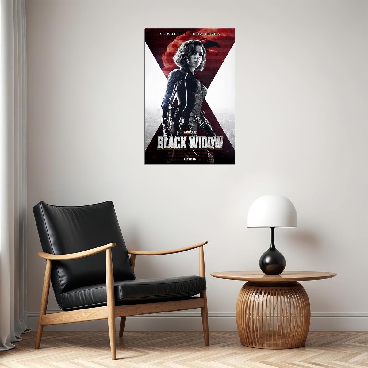 Black Widow Movie Superhero Adventure Action Poster Wall Art Print Home Wall Decor - xonomax