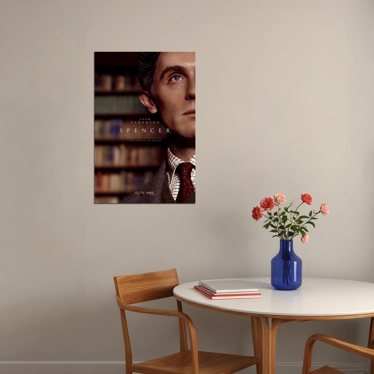 Spencer Movie Psychological Drama Biography Poster Wall Art Print Home Wall Decor - xonomax