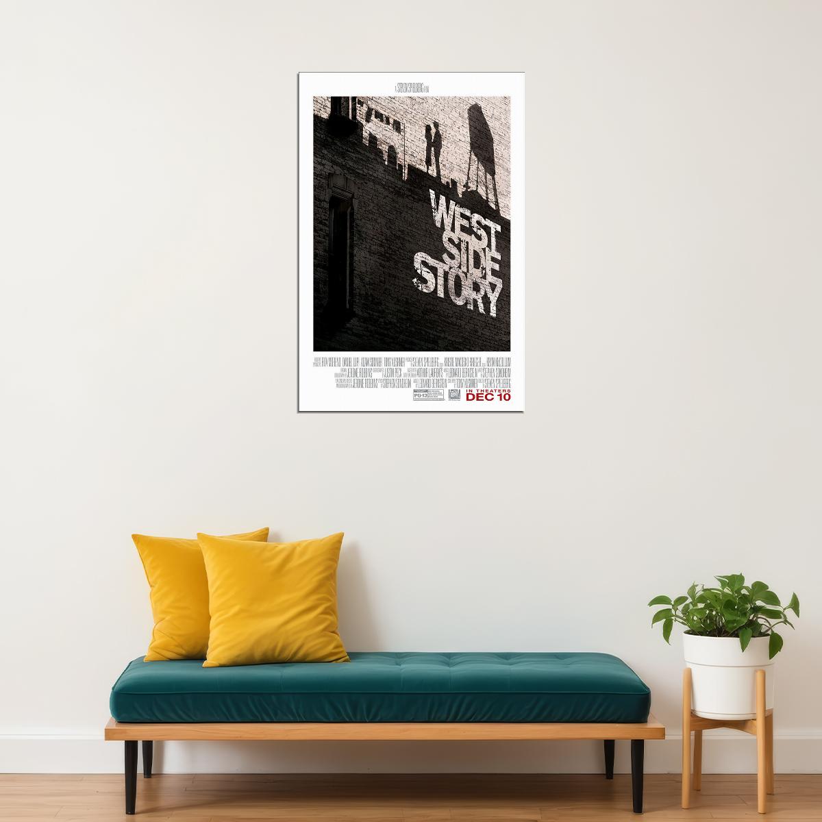 West Side Story Movie Drama Crime Musical Poster Wall Art Print Home Wall Decor - xonomax