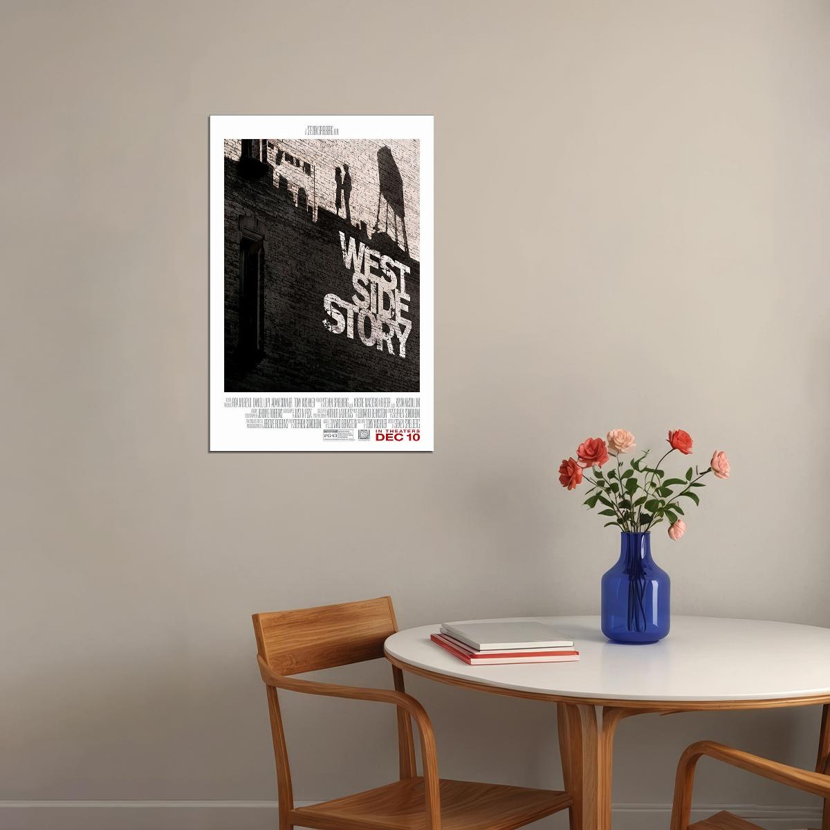 West Side Story Movie Drama Crime Musical Poster Wall Art Print Home Wall Decor - xonomax