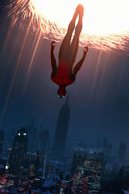 Spider Man No Way Home Movie Excitement Danger Poster Wall Art Print Home Wall Decor - xonomax