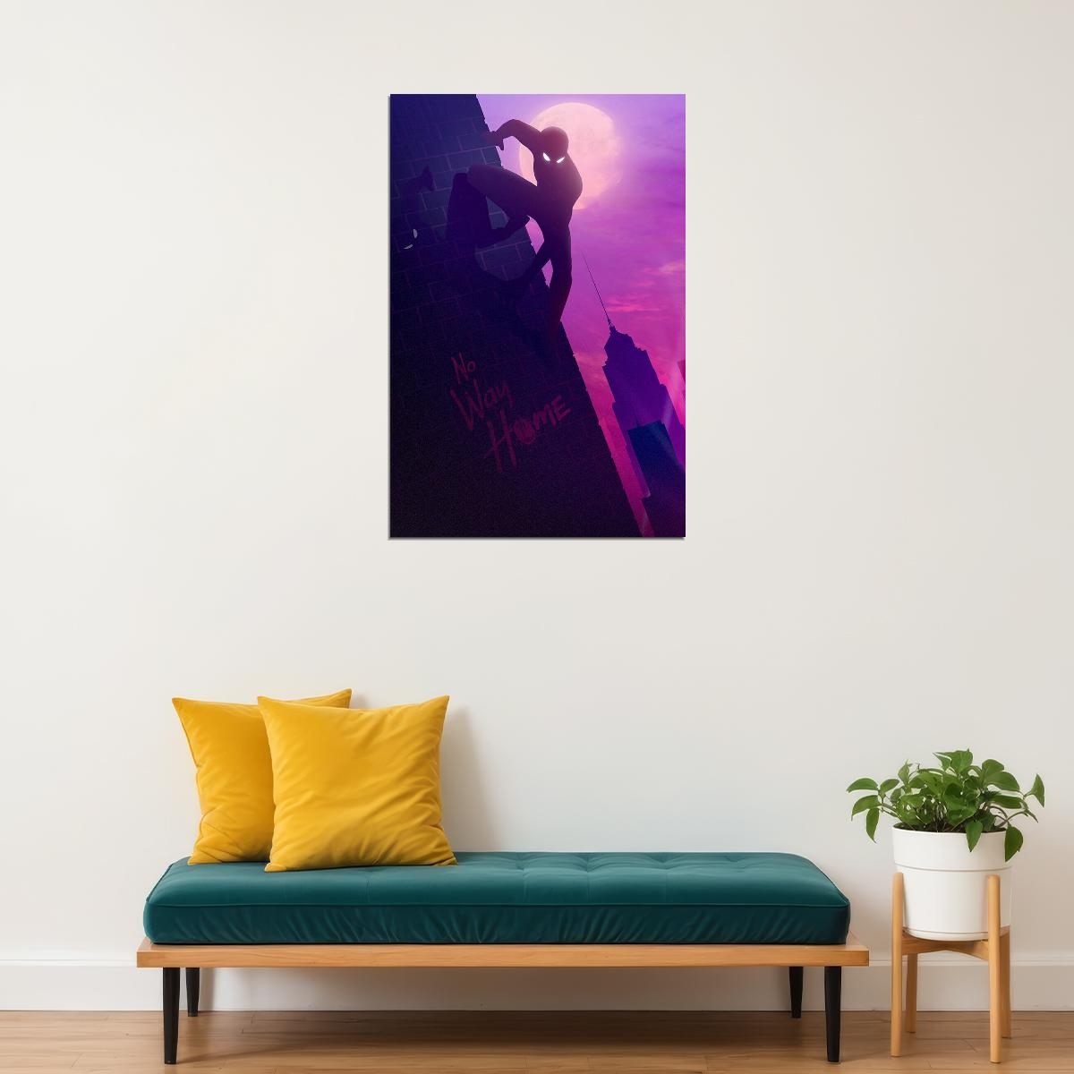 Spider Man No Way Home Movie Adventure Fantasy Poster Wall Art Print Home Wall Decor - xonomax