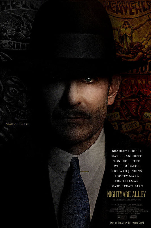 Nightmare Alley Movie Crime Drama Thriller Poster Wall Art Print Home Wall Decor - xonomax