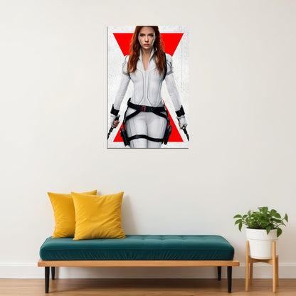 Black Widow Movie Superhero Adventure Action Poster Wall Art Print Home Wall Decor - xonomax