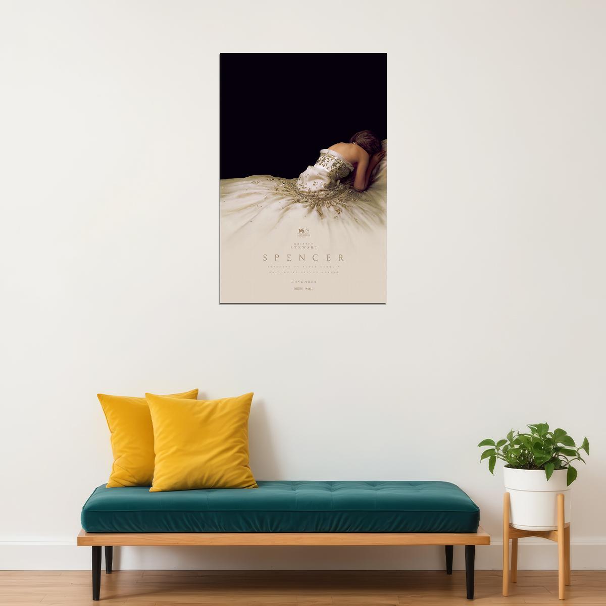 Spencer Movie Biography Drama Poster Wall Art Print Home Wall Decor - xonomax