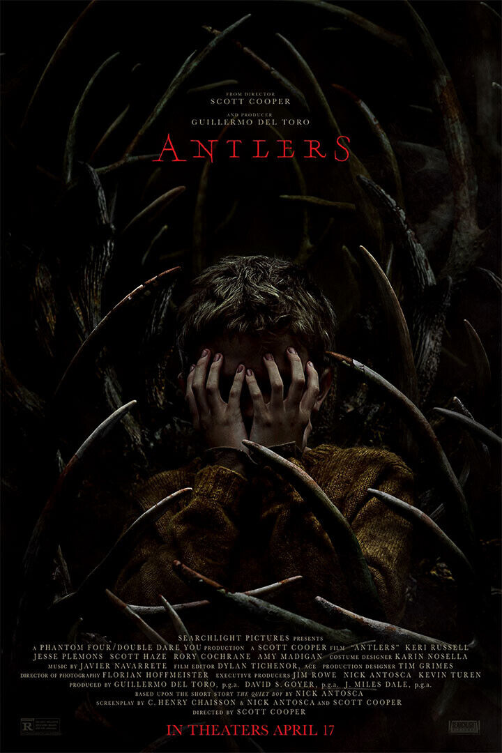 Antlers Movie Mystery Horror Thriller Drama Poster Wall Art Print Home Wall Decor - xonomax