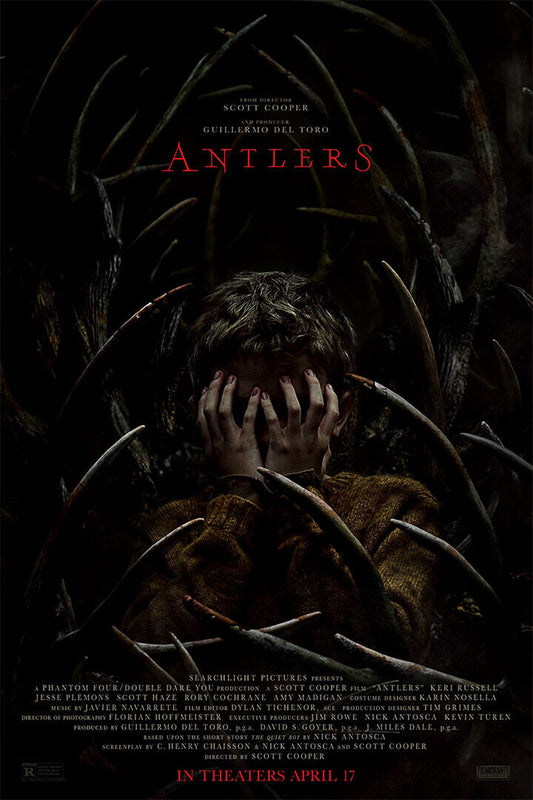 Antlers Movie Mystery Horror Thriller Drama Poster Wall Art Print Home Wall Decor - xonomax