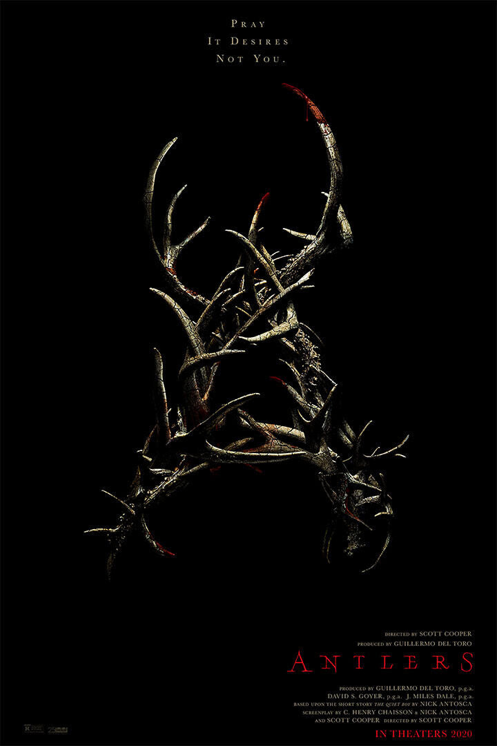 Antlers Movie Horror Drama Mystery Thriller Poster Wall Art Print Home Wall Decor - xonomax