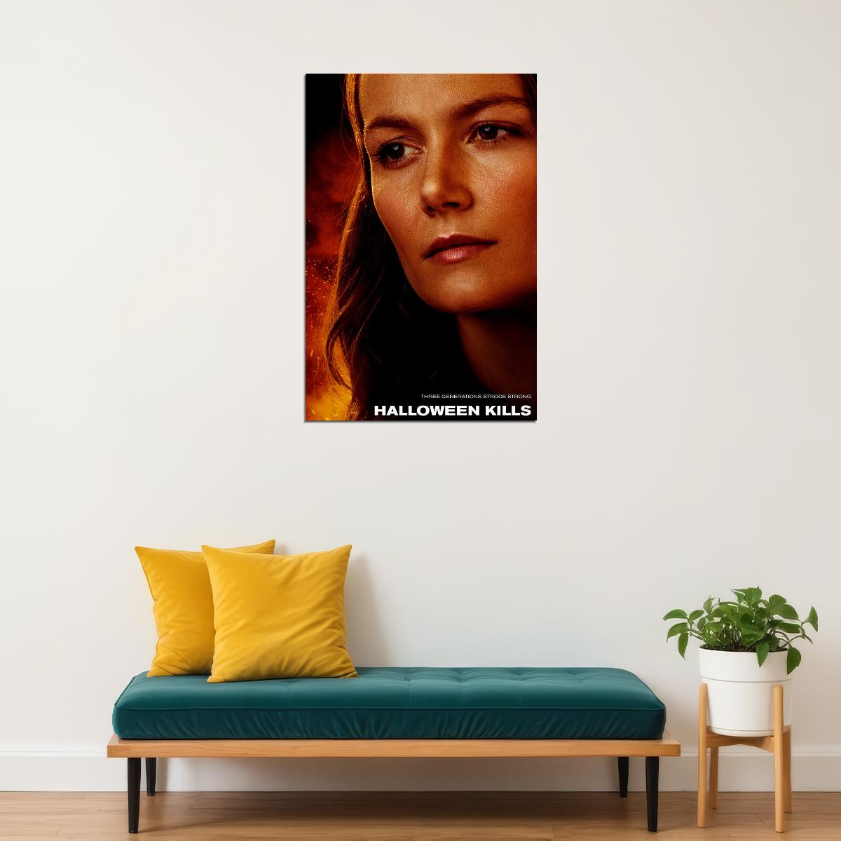 Halloween Kills Movie Adventure Thriller Horror Poster Wall Art Print Home Wall Decor - xonomax