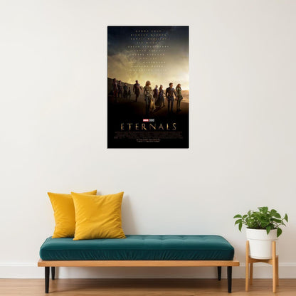 Eternals Movie Fantasy Action Adventure Poster Wall Art Print Home Wall Decor - xonomax