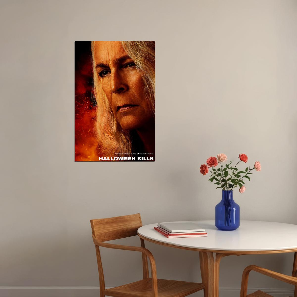 Halloween Kills Movie Action Thriller Horror Poster Wall Art Print Home Wall Decor - xonomax