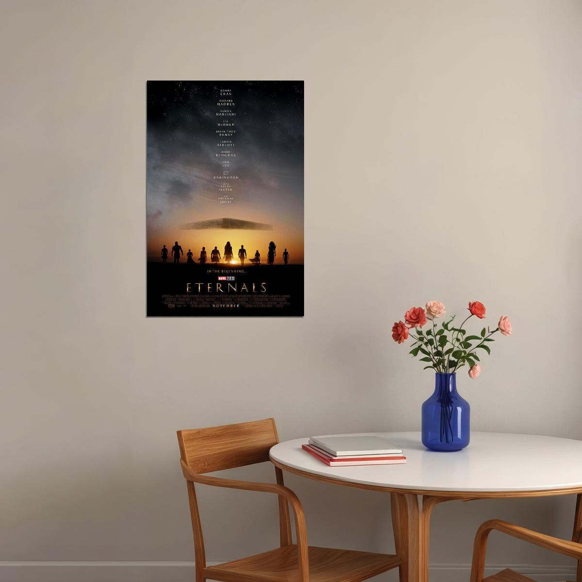 Eternals Movie Action Fantasy Adventure Poster Wall Art Print Home Wall Decor - xonomax