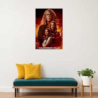 Halloween Kills Movie Horror Action Thriller Poster Wall Art Print Home Wall Decor - xonomax