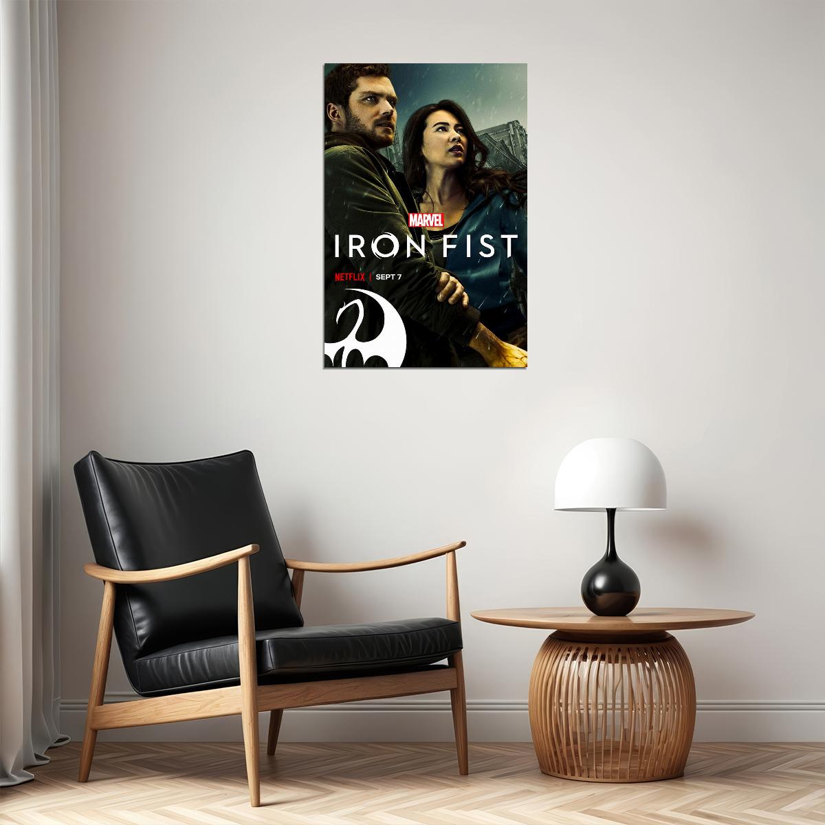 Iron Fist Movie Fighting Excitement Adventure Poster Wall Art Print Home Wall Decor - xonomax