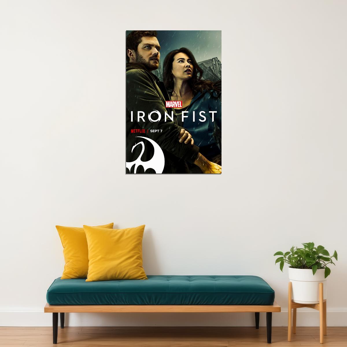Iron Fist Movie Fighting Excitement Adventure Poster Wall Art Print Home Wall Decor - xonomax
