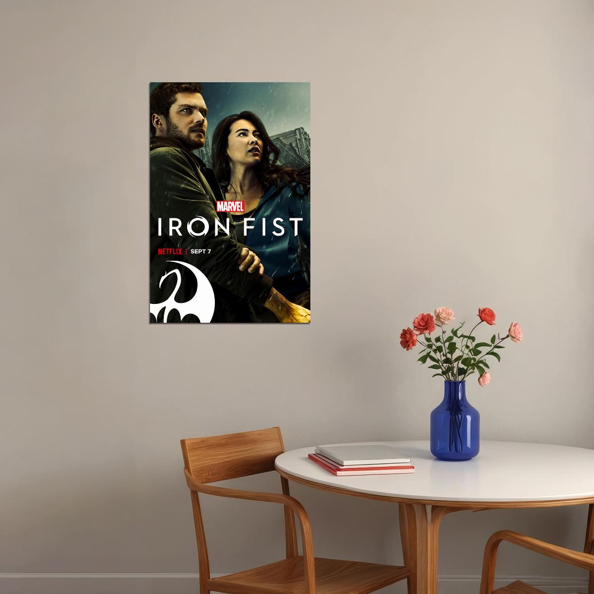 Iron Fist Movie Fighting Excitement Adventure Poster Wall Art Print Home Wall Decor - xonomax