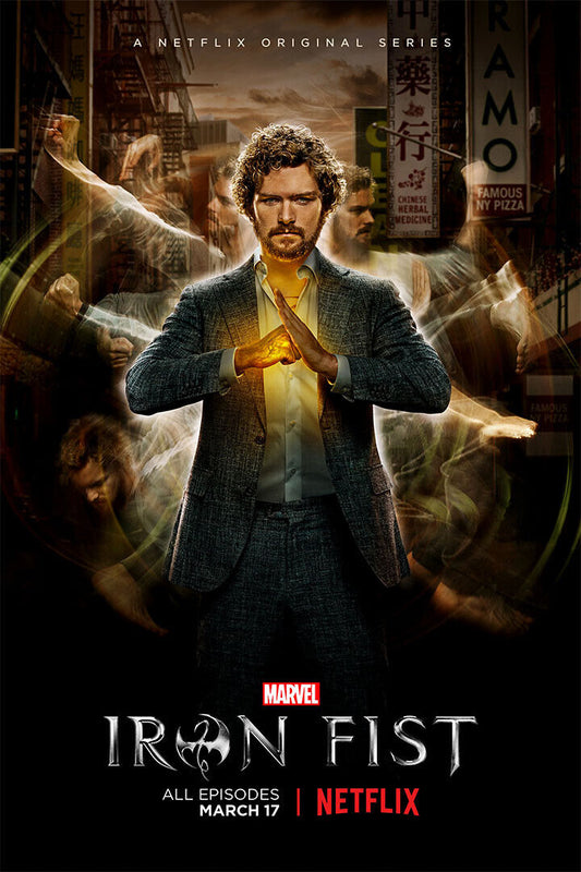 Iron Fist Movie Adventure Crime Action Poster Wall Art Print Home Wall Decor - xonomax