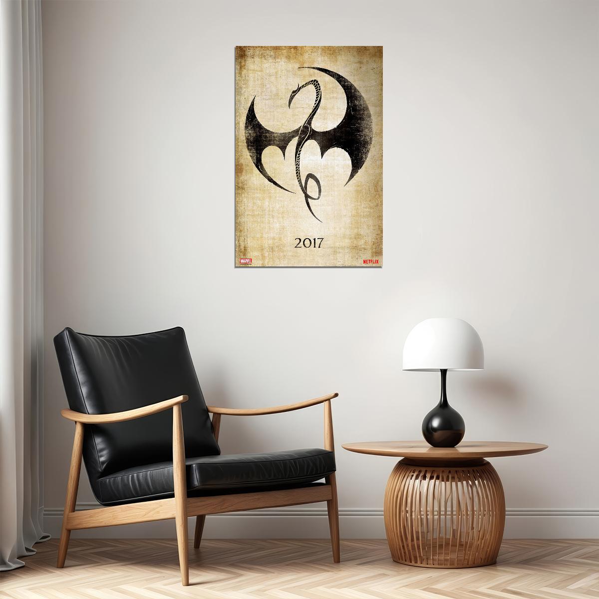 Iron Fist Movie Crime Action Adventure Poster Wall Art Print Home Wall Decor - xonomax