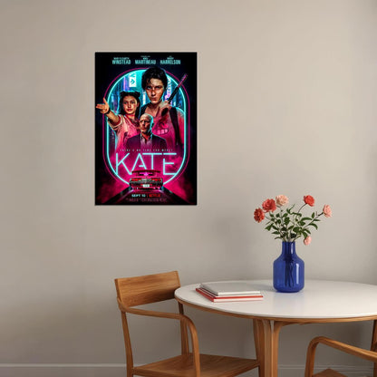 Kate Movie Crime Action Adventure Poster Wall Art Print Home Wall Decor - xonomax