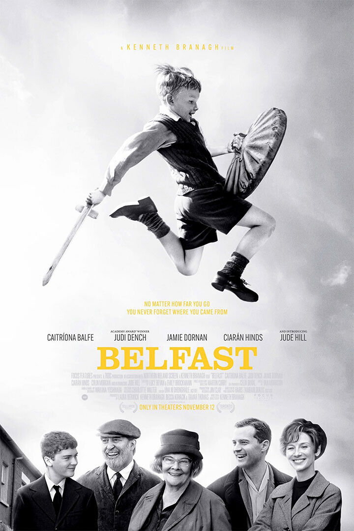 Belfast Movie Drama Family Adventure Poster Wall Art Print Home Wall Decor - xonomax