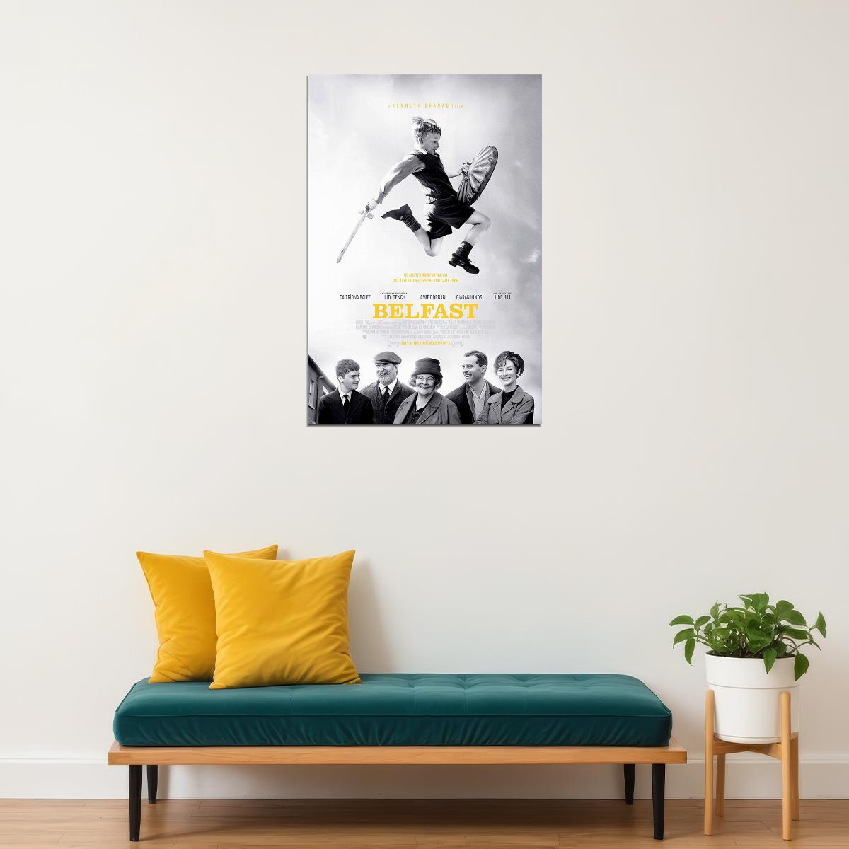 Belfast Movie Drama Family Adventure Poster Wall Art Print Home Wall Decor - xonomax