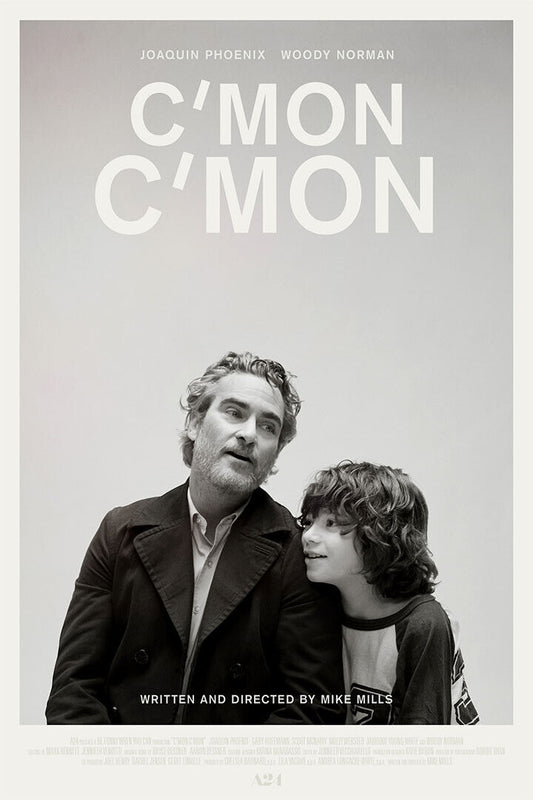C'mon C'mon Movie Black White Drama Poster Wall Art Print Home Wall Decor - xonomax