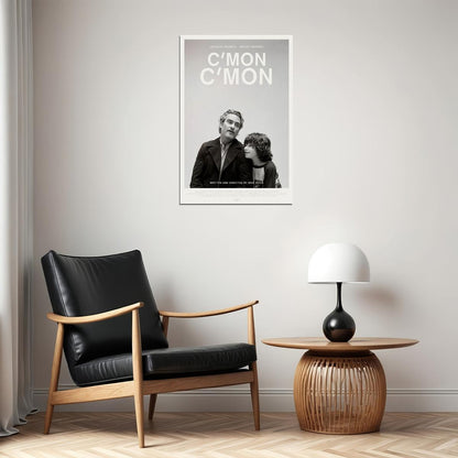 C'mon C'mon Movie Black White Drama Poster Wall Art Print Home Wall Decor - xonomax