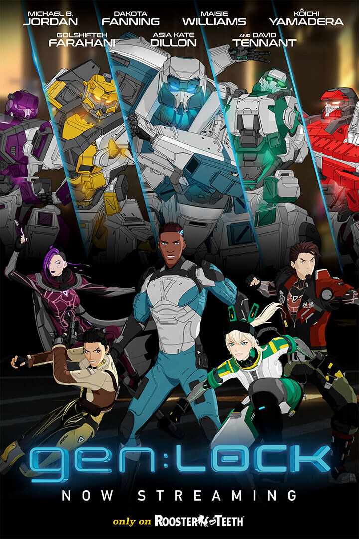 Gen Lock Movie Adventure Animation Action Poster Wall Art Print Home Wall Decor - xonomax