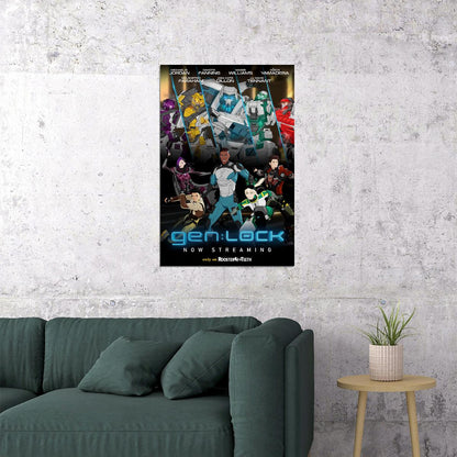 Gen Lock Movie Adventure Animation Action Poster Wall Art Print Home Wall Decor - xonomax