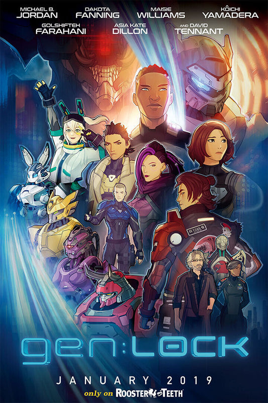 Gen Lock Movie Animation Adventure Action Poster Wall Art Print Home Wall Decor - xonomax