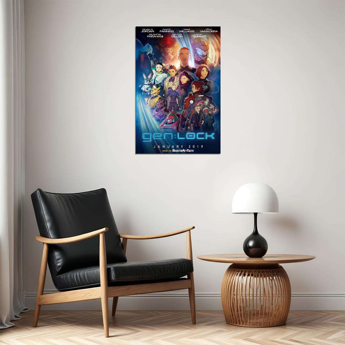 Gen Lock Movie Animation Adventure Action Poster Wall Art Print Home Wall Decor - xonomax