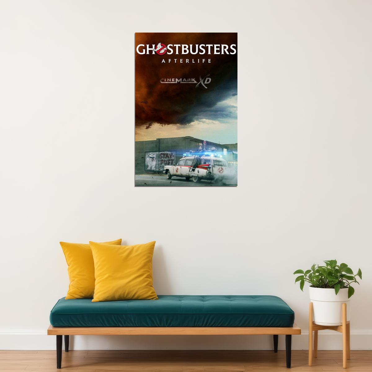 Ghostbusters Afterlife Movie Fantasy Comedy Adventure Poster Wall Art Print Home Wall Decor - xonomax