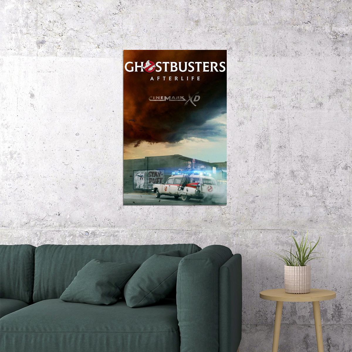 Ghostbusters Afterlife Movie Fantasy Comedy Adventure Poster Wall Art Print Home Wall Decor - xonomax