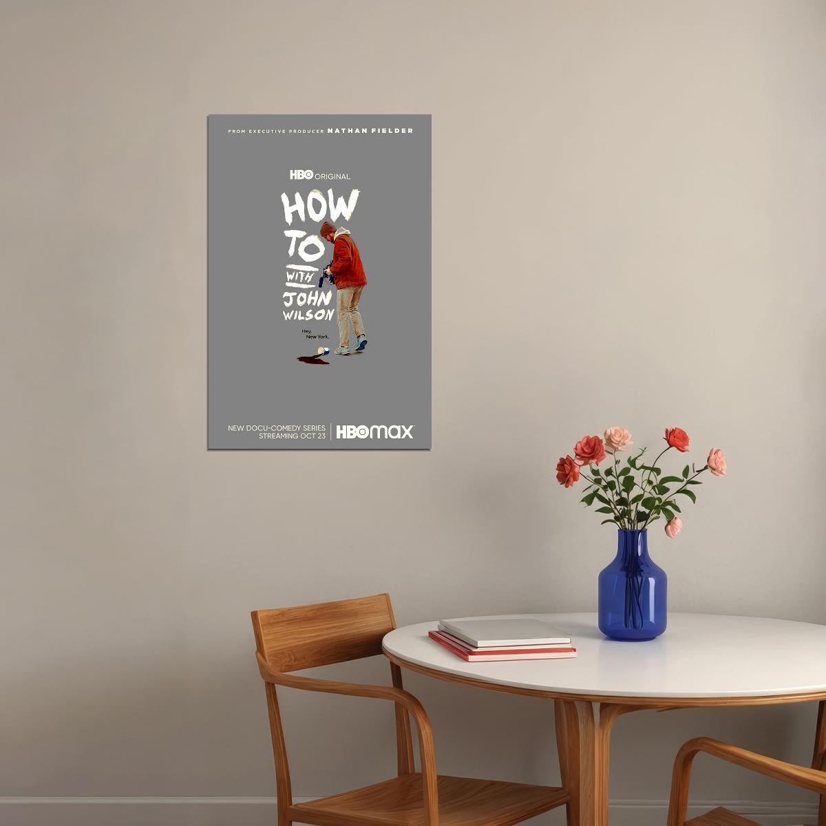 How To With John Wilson Movie Comedy Documentary Poster Wall Art Print Home Wall Decor - xonomax