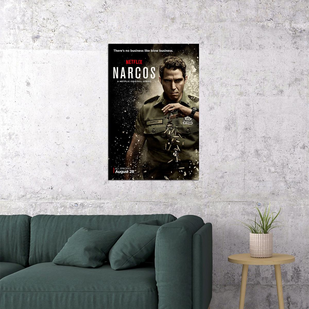Narcos Mexico Movie Drama Action Crime Poster Wall Art Print Home Wall Decor - xonomax