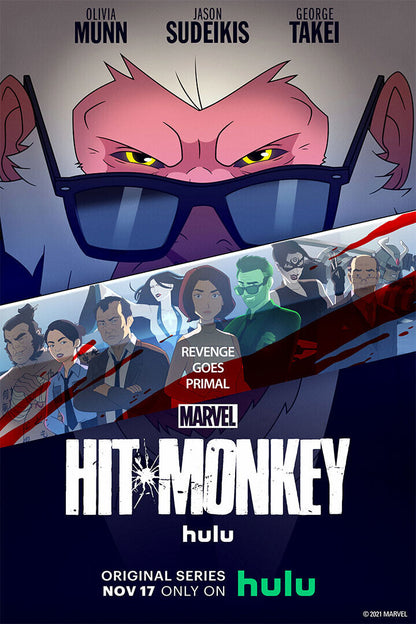 Hit Monkey Movie Animation Action Adventure Poster Wall Art Print Home Wall Decor - xonomax