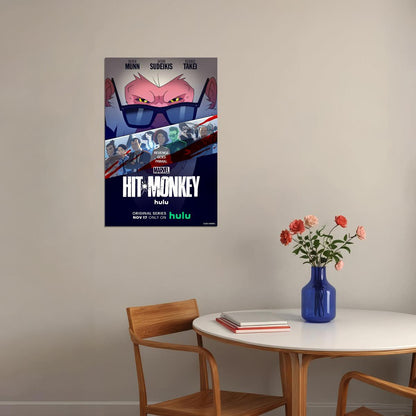 Hit Monkey Movie Animation Action Adventure Poster Wall Art Print Home Wall Decor - xonomax