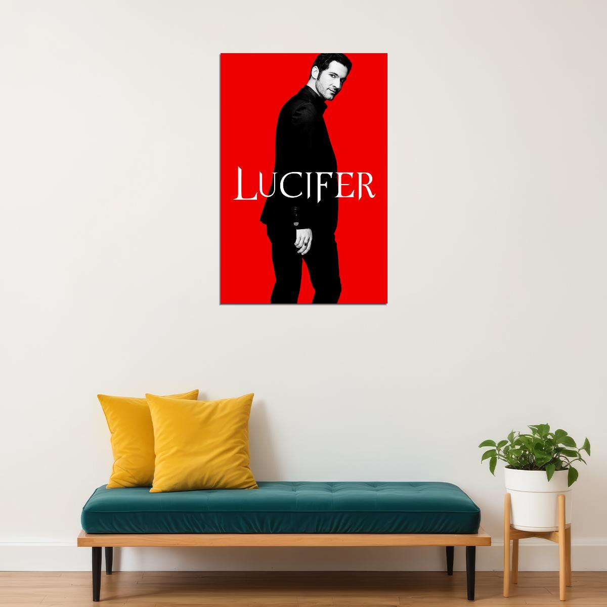 Lucifer Movie Fantasy Action Crime Drama Poster Wall Art Print Home Wall Decor - xonomax