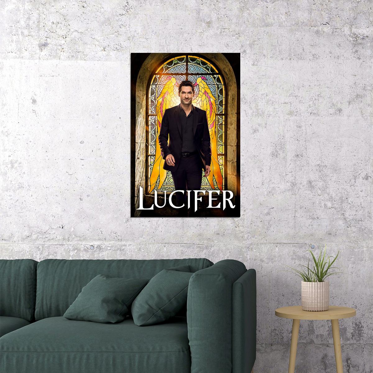 Lucifer Movie Crime Excitement Fantasy Drama Poster Wall Art Print Home Wall Decor - xonomax