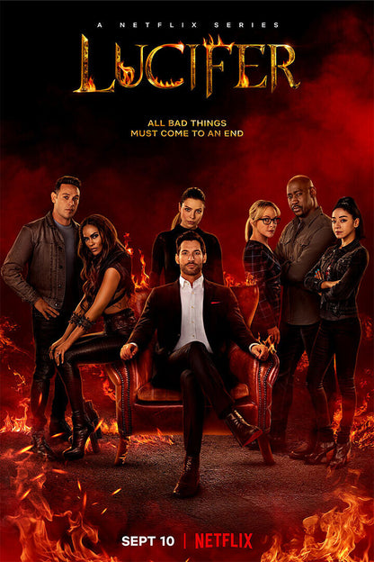 Lucifer Movie Excitement Action Drama Poster Wall Art Print Home Wall Decor - xonomax
