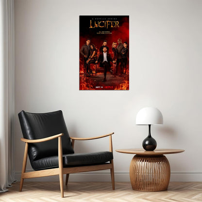 Lucifer Movie Excitement Action Drama Poster Wall Art Print Home Wall Decor - xonomax