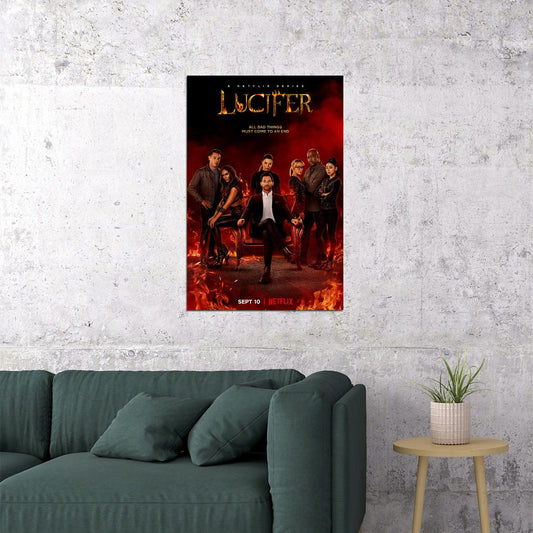 Lucifer Movie Excitement Action Drama Poster Wall Art Print Home Wall Decor - xonomax