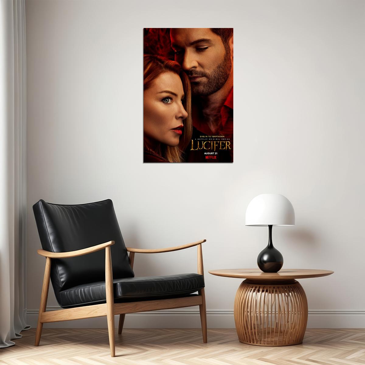 Lucifer Movie Adventure Murderer Action Drama Fantasy Poster Wall Art Print Home Wall Decor - xonomax