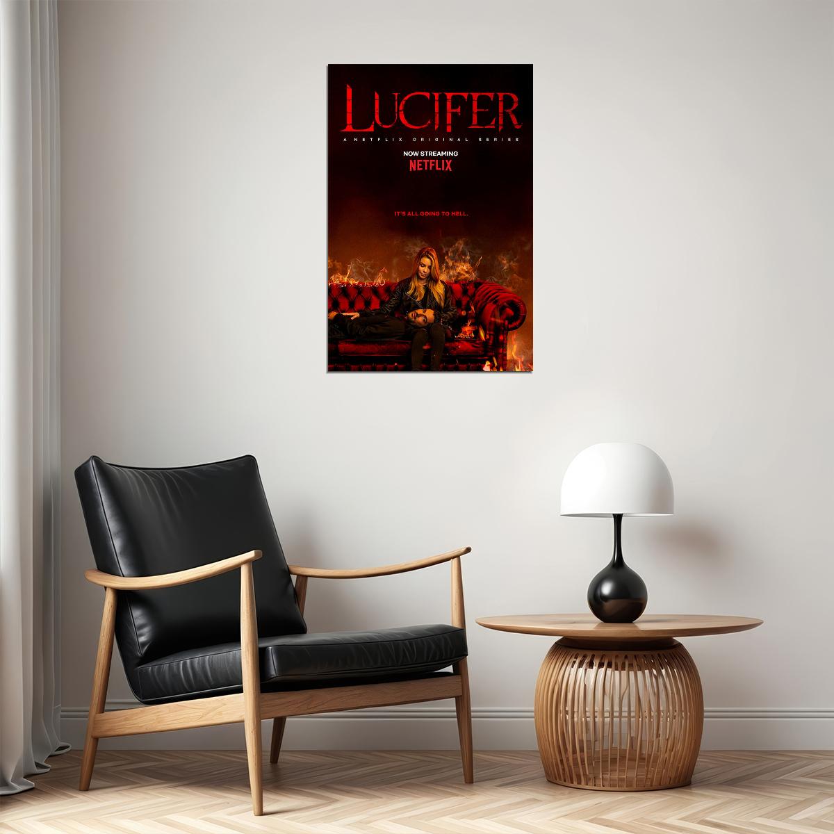 Lucifer Movie Murderer Action Drama Fantasy Poster Wall Art Print Home Wall Decor - xonomax