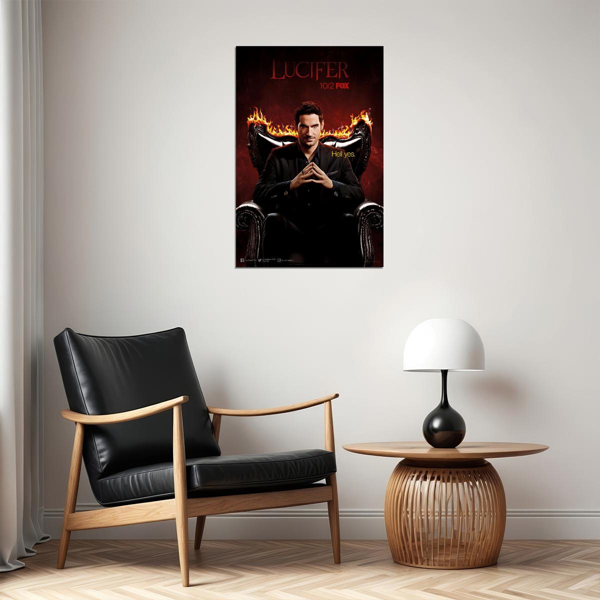 Lucifer Movie Fantasy Action Crime Drama Poster Wall Art Print Home Wall Decor - xonomax