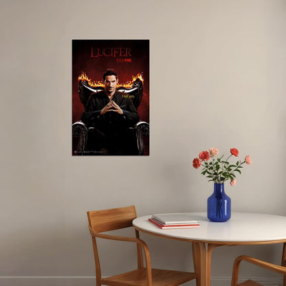 Lucifer Movie Fantasy Action Crime Drama Poster Wall Art Print Home Wall Decor - xonomax