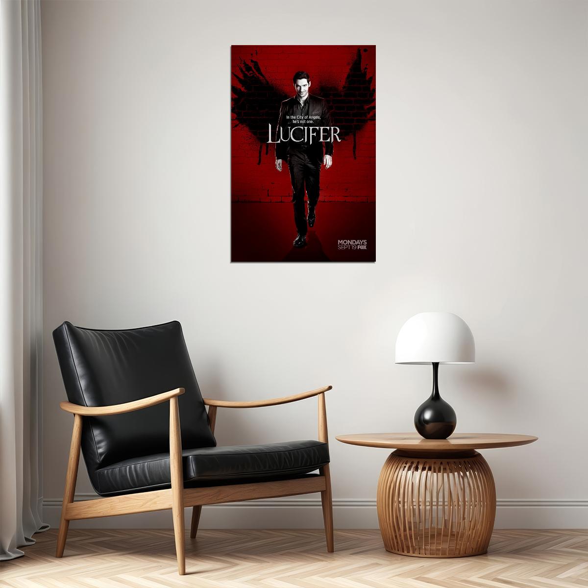 Lucifer Movie Action Crime Fantasy Drama Poster Wall Art Print Home Wall Decor - xonomax