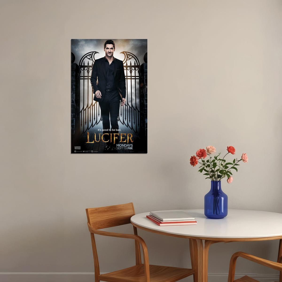 Lucifer Movie Crime Drama Fantasy Action Poster Wall Art Print Home Wall Decor - xonomax