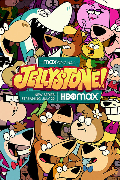 Jellystone Movie Animation Aciton Comedi Poster Wall Art Print Home Wall Decor - xonomax