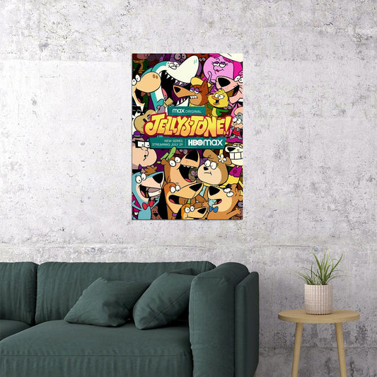 Jellystone Movie Animation Aciton Comedi Poster Wall Art Print Home Wall Decor - xonomax